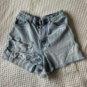 Topshop distressed denim